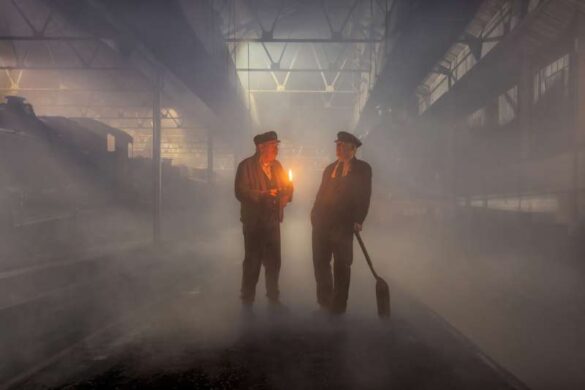David Wheeler (England) – In The Steam Shed-800