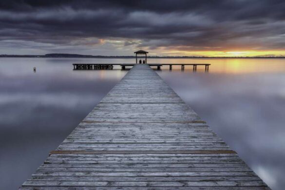 Jan Jaskula (Poland) – Sunset on the pier-800