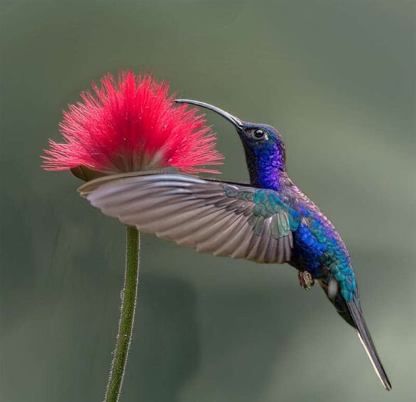 Luc Wabbes (Belgium) – blue hummingbird-800